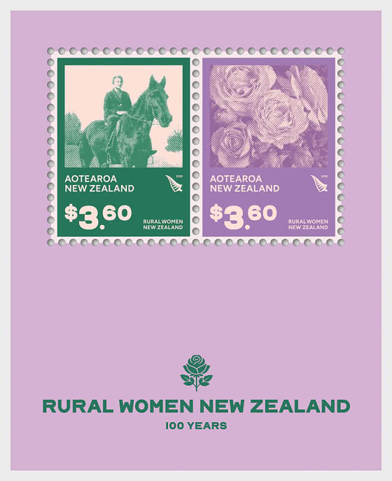 2026 PRE-ORDER Rural Women New Zealand 100 Years Mint Miniature Sheet - Miniature Sheet