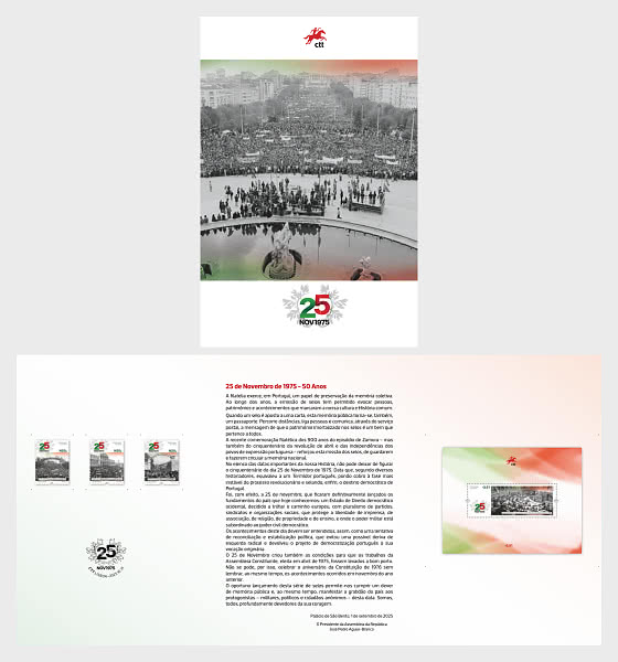 2025 25 Novembre 1975 - 50 Anni - Cartella Speciale