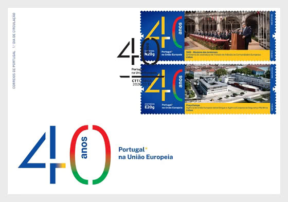 2026 40 Anni di Adesione del Portogallo all'Unione Europea - FDC