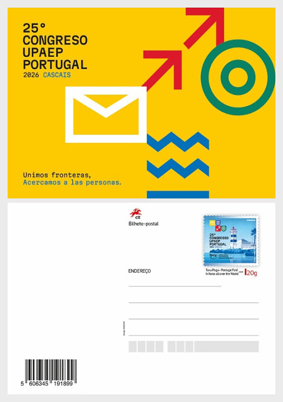 2026 25e Congrès de l'UPAEP - Carte postale