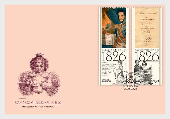 2026 200 Ans de la Charte Constitutionnelle de 1826 - Enveloppes de Premier Jour