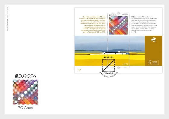 2026 EUROPA - Portugal - First Day Cover MS