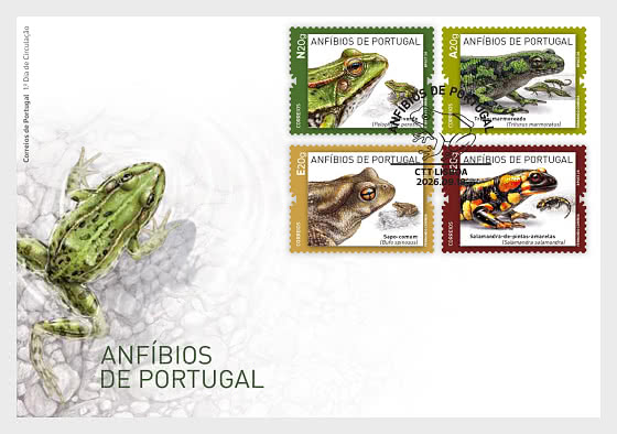 2026 Anfibios de Portugal - Dando una Cara a la Ausencia - Sobre de Primer Dia