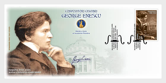 2025 Compositori Famosi - George Enescu - FDC