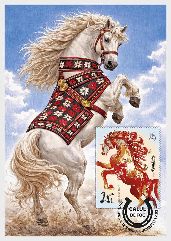 2026 Der Chinesische Tierkreis – Das Jahr des Feuerpferdes - Maximumkarten