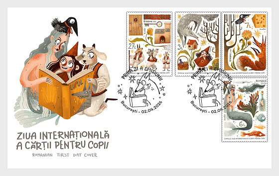 2026 Journée Internationale du Livre pour Enfants - Enveloppes de Premier Jour