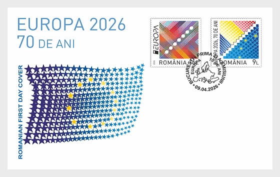 2026 EUROPA, 70 лет - Конверт первого дня