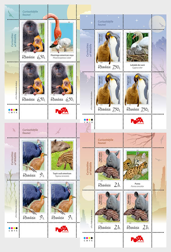2026 Curiosidades de la Vida Silvestre - Mini Hojas
