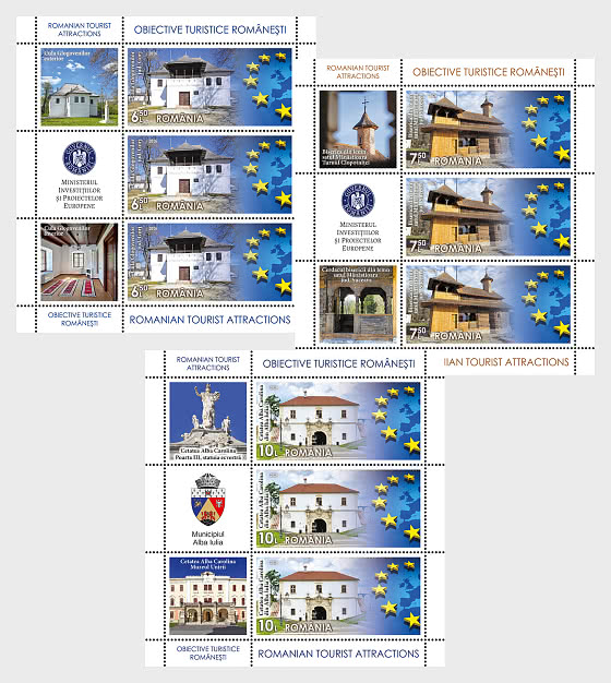 2026 Attractions Touristiques Roumaines - Mini-feuilles