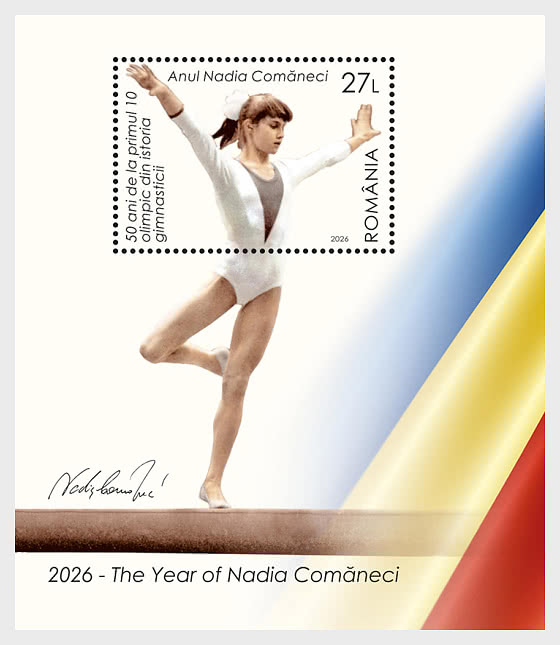 2026 L'année de Nadia Comañeci - Blocs feuillets