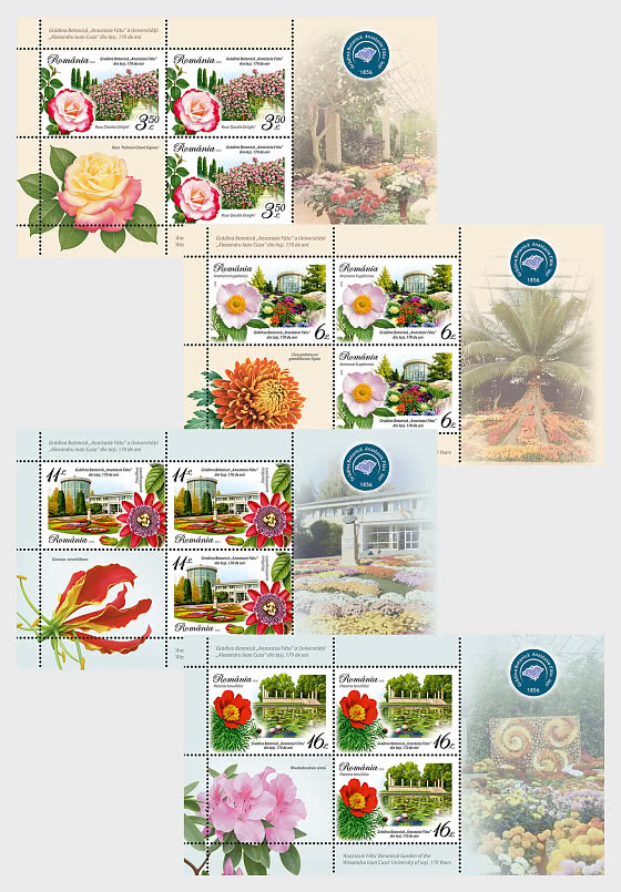 2026 Anastasie Fatu Botanical Garden of the Alexandru Ioan Cuza University Of Iasi, 170 Years - Sheetlets