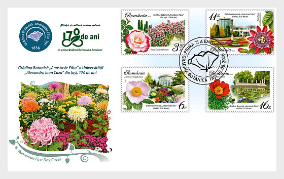 2026 Anastasie Fatu Botanical Garden of the Alexandru Ioan Cuza University Of Iasi, 170 Years - First Day Cover