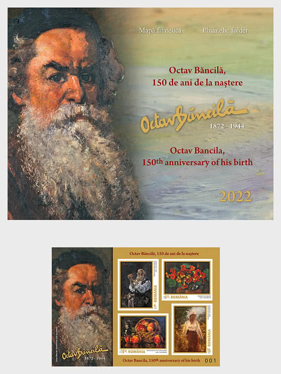 2022 Octav Bancila - 150° Anniversario Della Sua Nascita - Collezionabile