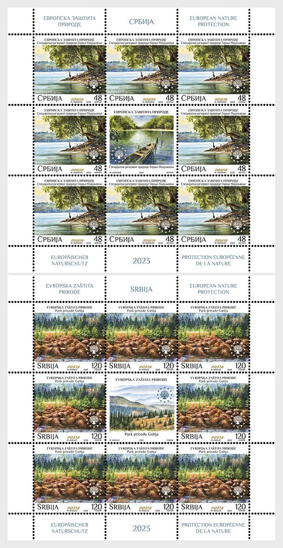 2023 Protection Européenne de la Nature - Mini-feuilles CTO