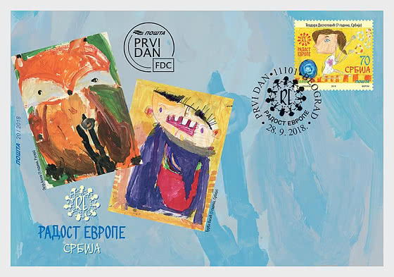 2018 Joy of Europe - First Day Cover