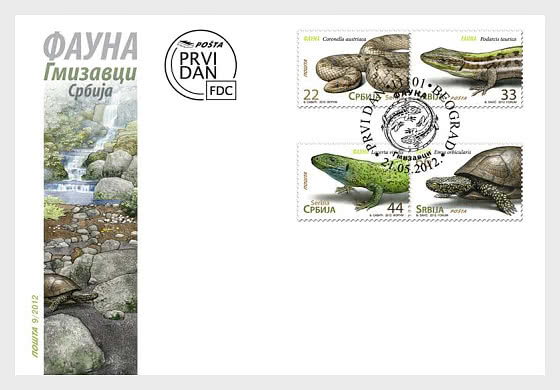 2012 Fauna - Reptiles - First Day Cover