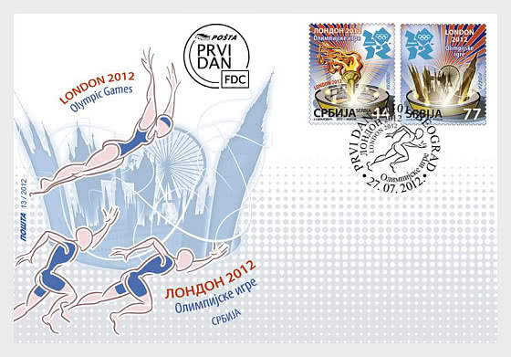 2012 London 2020 Olympic games - First Day Cover