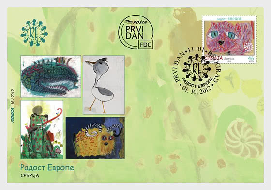 2012 Joy of Europe - First Day Cover