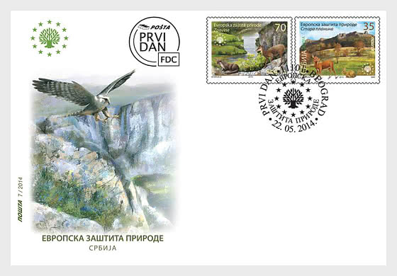 2014 European Nature Protection - First Day Cover