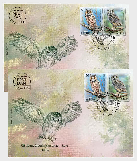 2017 Specie animali protette - FDC