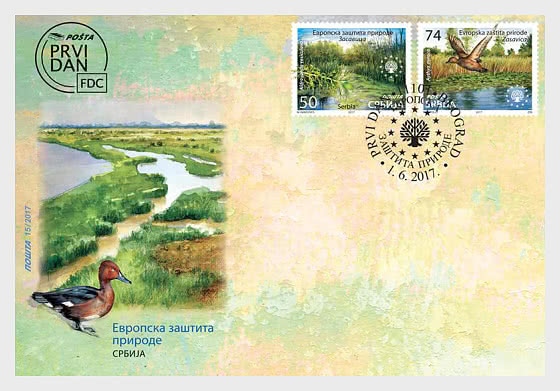 2017 Europäischer Naturschutz - Ersttagbriefe