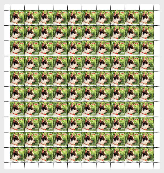 2026 Definitive Stamp - Pets Dog - Full sheets