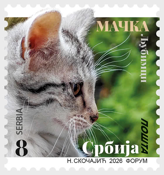 2026 Definitive Stamp - Pets Cat - Set