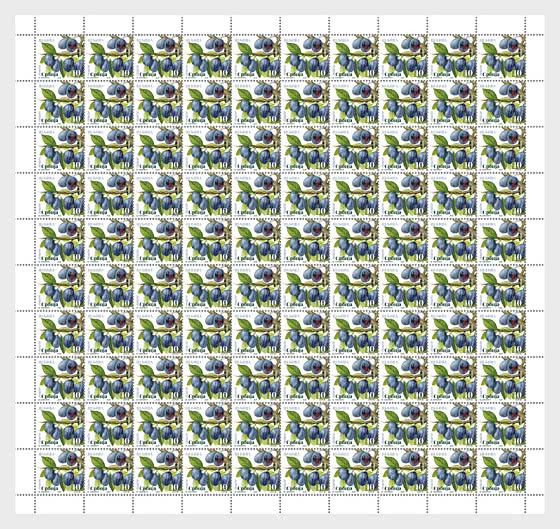2026 Definitive Stamp - Plum - Full sheets
