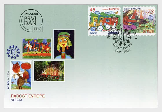 2006 Alegría de Europa - Sobre de Primer Dia