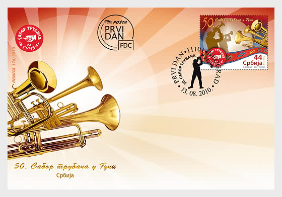 2010 50° Anniversario dei Trombettisti di Guca - FDC