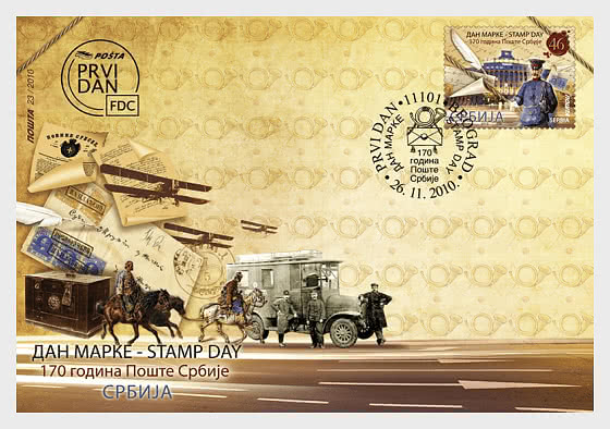 2010 Día del Sello - Sobre de Primer Dia