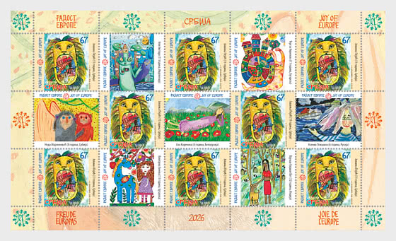 2026 Gioia d'Europa - Minifogli
