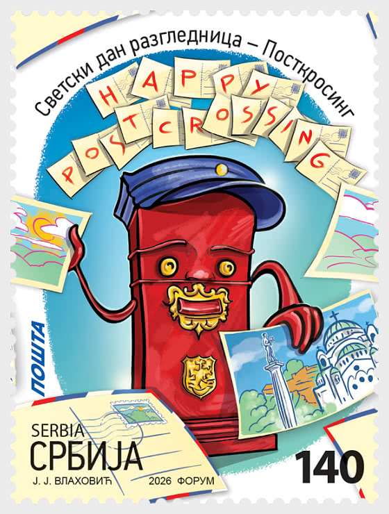 2026 World Postcard Day - Postcrossing - Set CTO