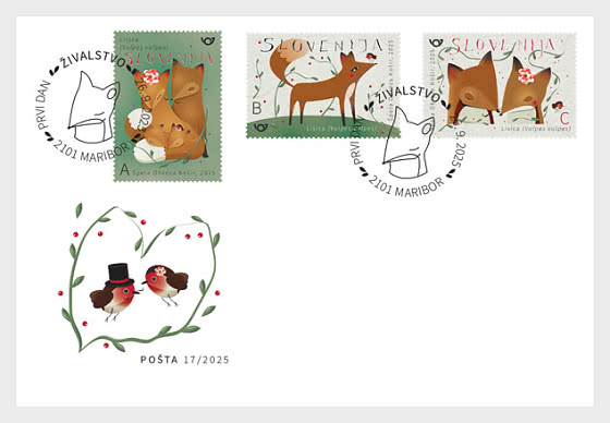 2025 Faune - Renard - Enveloppes de Premier Jour