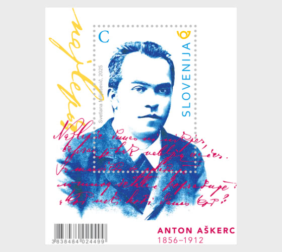 2025 Poesía Eslovena - Anton Aškerc - Hojas Bloque