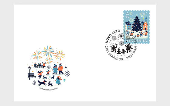 2025 Neujahr - Ersttagbriefe