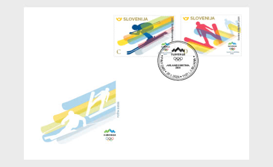 2026 Sport - XXV Jeux Olympiques d'hiver - Enveloppes de Premier Jour