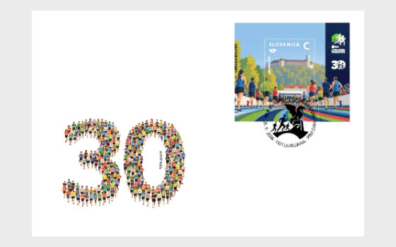 2026 30 Years of Ljubljana Marathon - First Day Cover