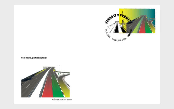 2026 Verkehrssicherheit – Rechts Fahren, Links Überholen - Ersttagbriefe