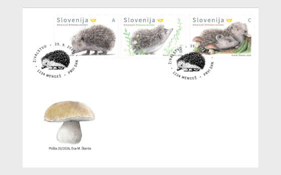 2026 Fauna - Hedgehog - First Day Cover