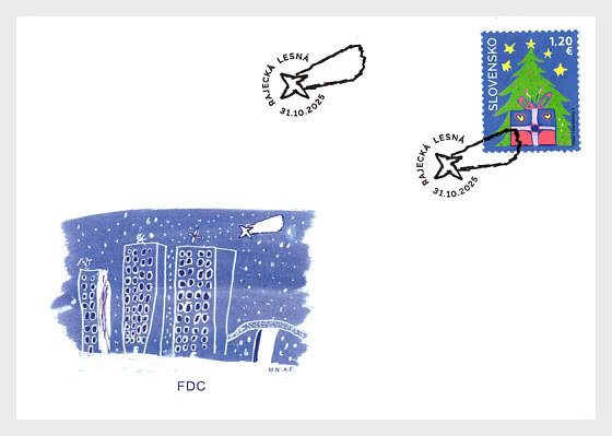 2025 Correo de Navidad - Sobre de Primer Dia