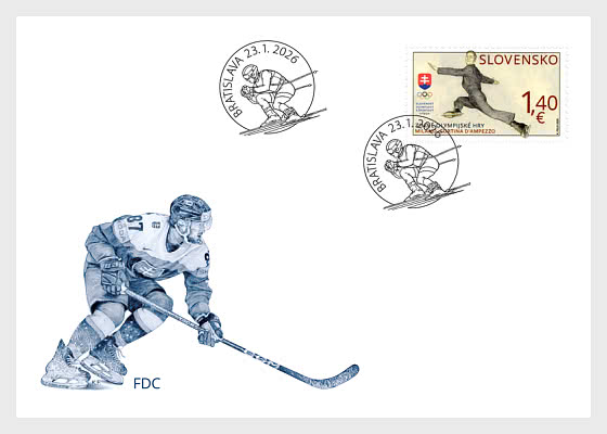 2026 Deporte - Los Juegos Olímpicos de Invierno de Milán y Cortina d’Ampezzo - Sobre de Primer Dia