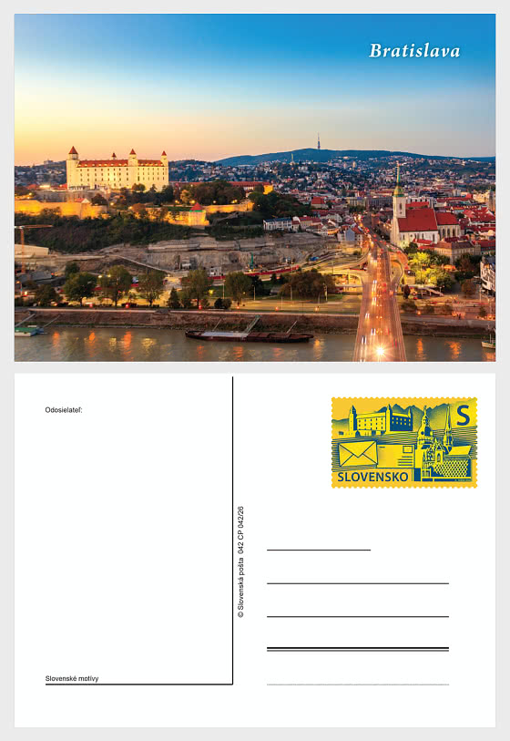 2026 Pictorial Postal Cards - Bratislava / S - Postcard