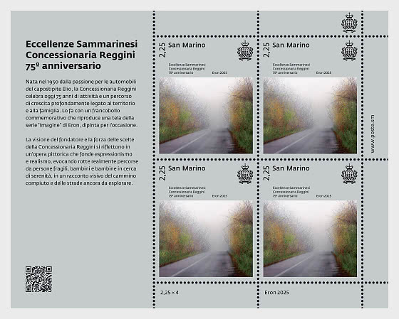 2025 75 Aniversario del Concesionario Reggini - Mini Hojas