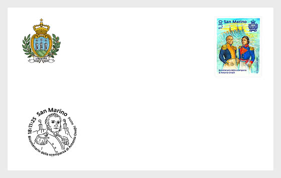 2025 Bicentenario della Morte di Antonio Onofri - FDC