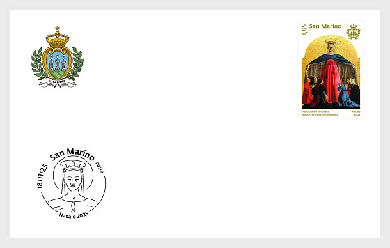 2025 Рождество - Конверт первого дня