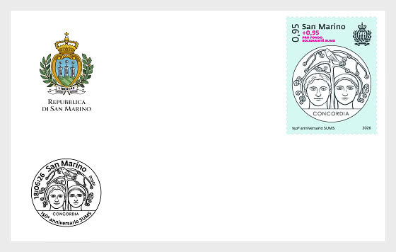 2026 150th Anniversary Founding SUMS - First Day Cover