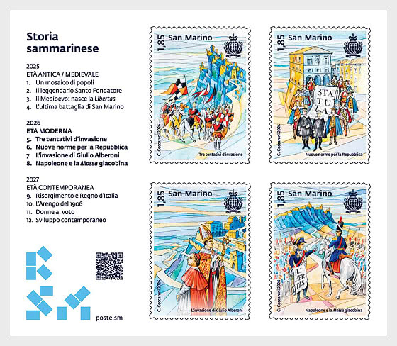 2026 History of San Marino - Modern Era - Miniature Sheet