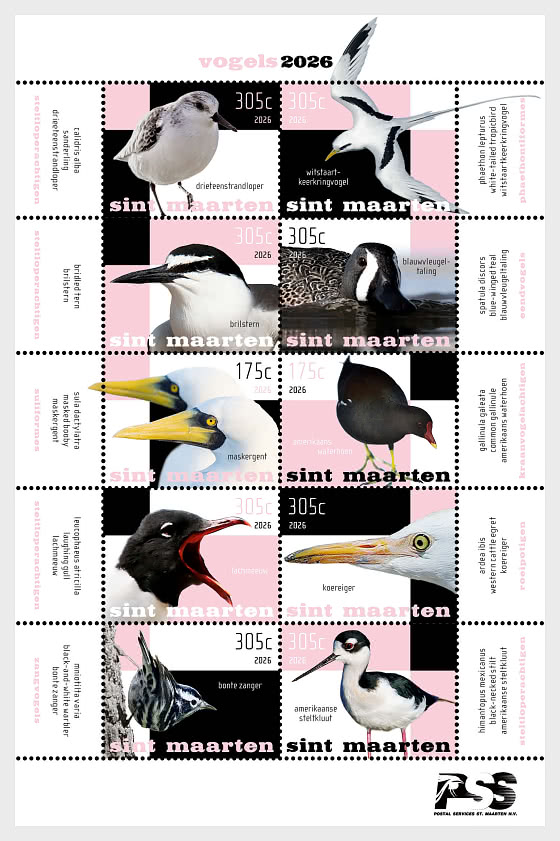 2026 Oiseaux - Mini-feuilles