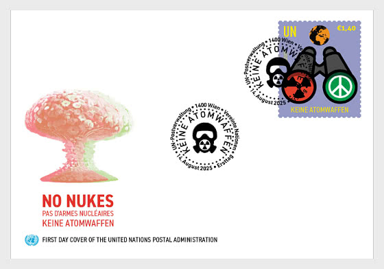 2025 No Nukes – No alle Armi Nucleari - (Vienna) - FDC